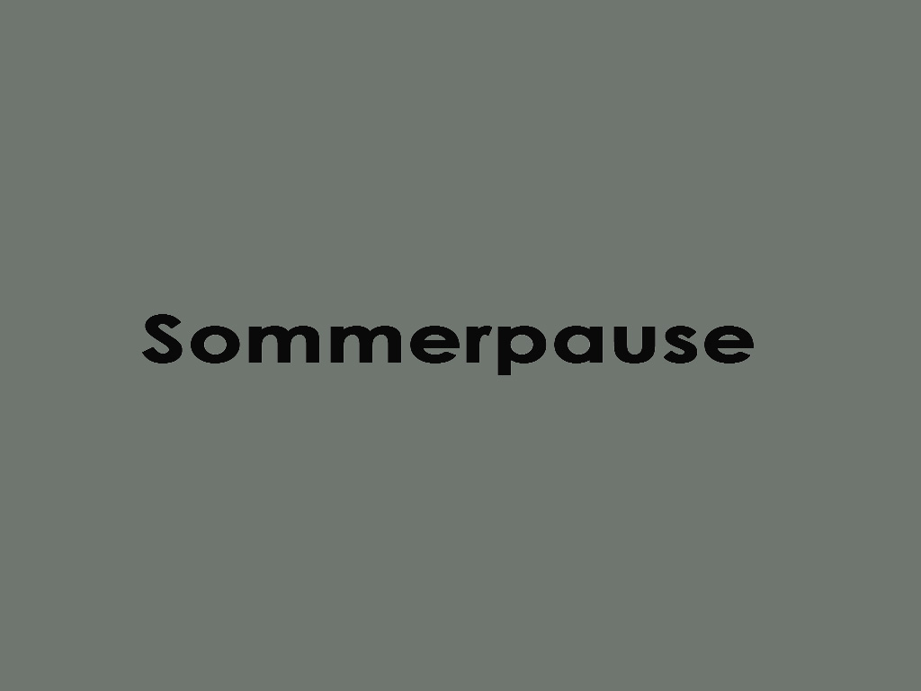 sommerpause